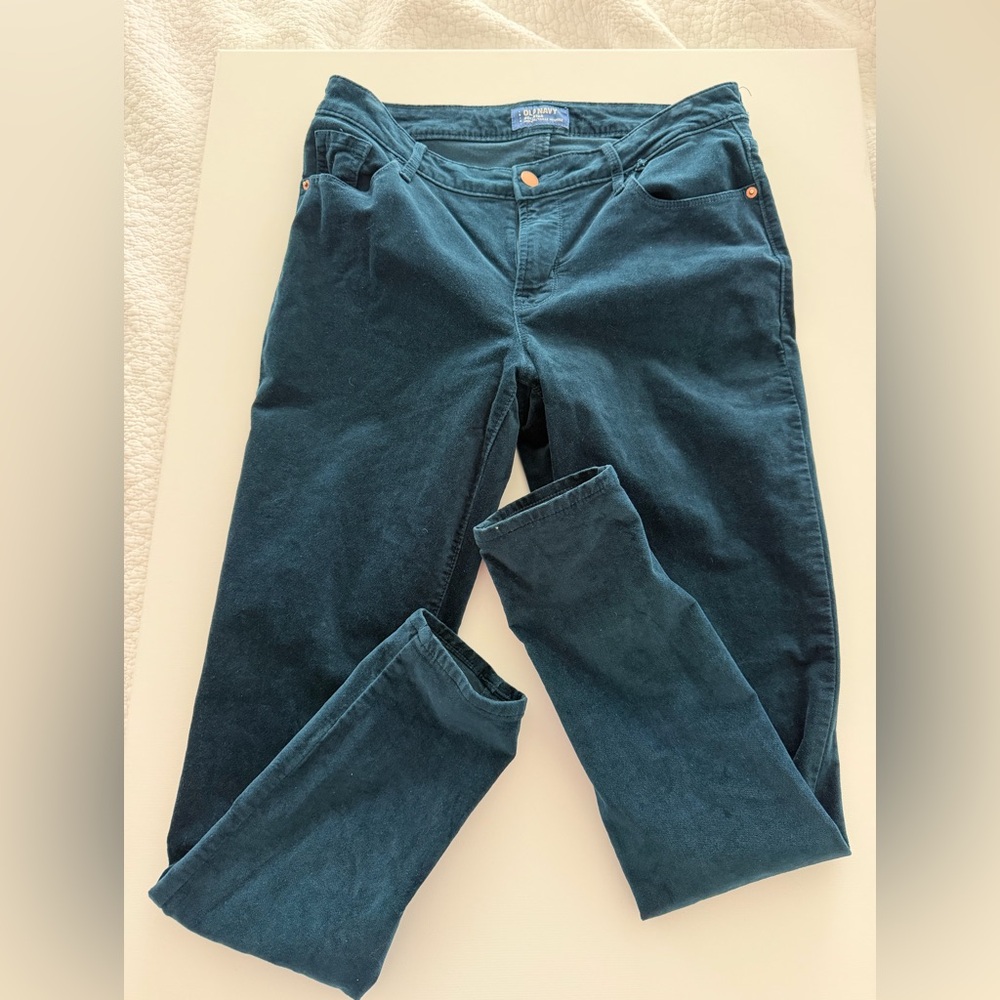 Old Navy Teal Velour Pants